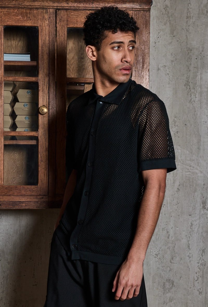 Chemise trouée manches courtes - Frilivin