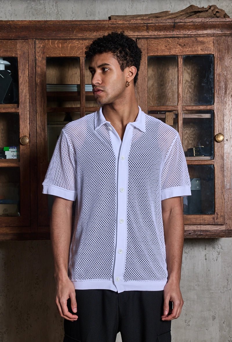 Chemise trouée manches courtes - Frilivin