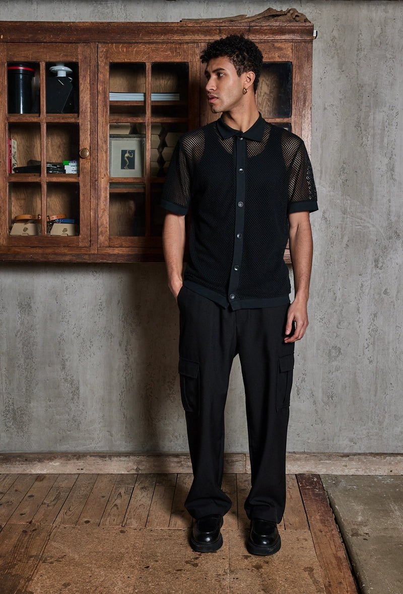 Chemise trouée manches courtes - Frilivin