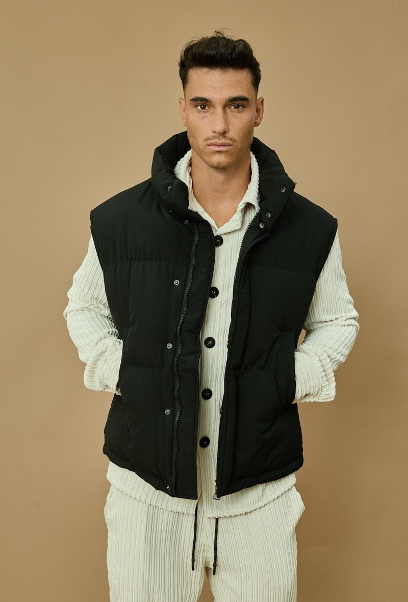 Doudoune puffer sans manches oversize - Frilivin