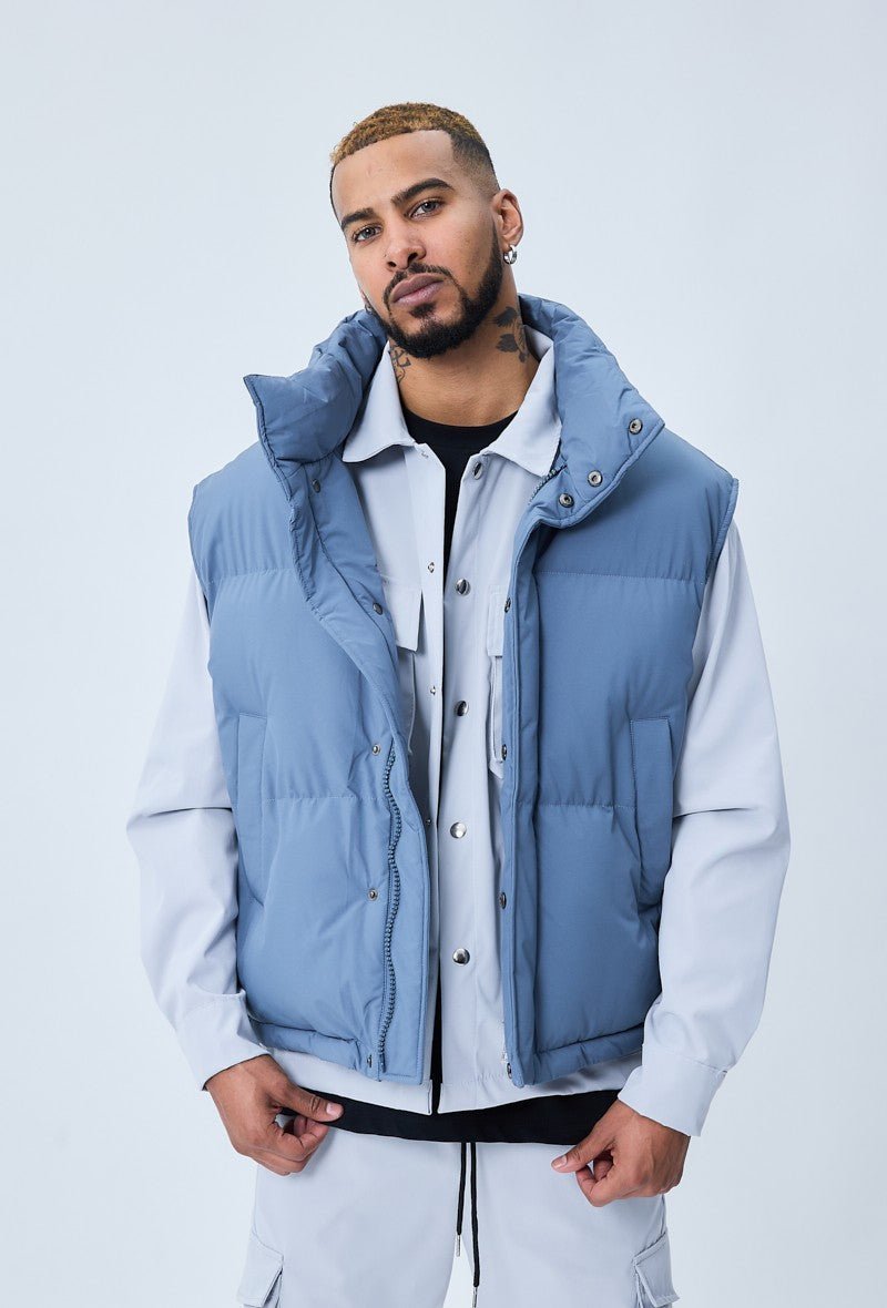 Doudoune puffer sans manches oversize - Frilivin