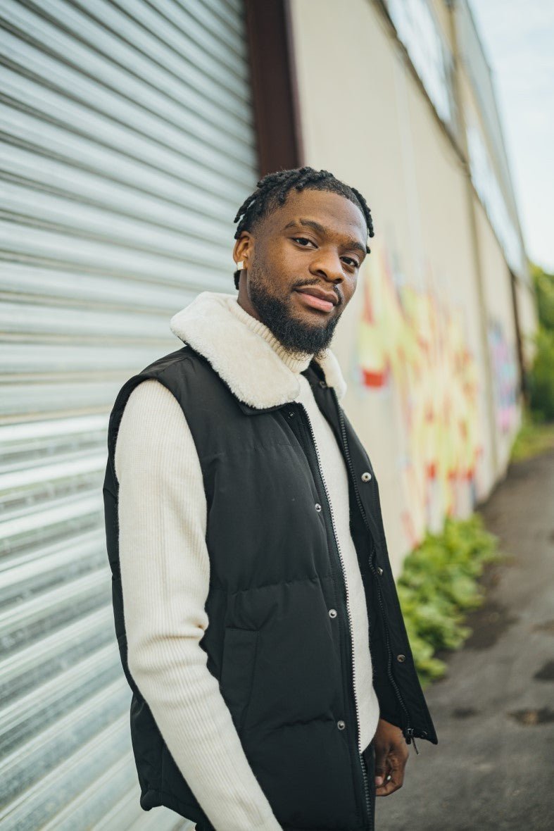 Frilivin Surchemise Mouton Homme Veste Bomber Veste Col Mouton