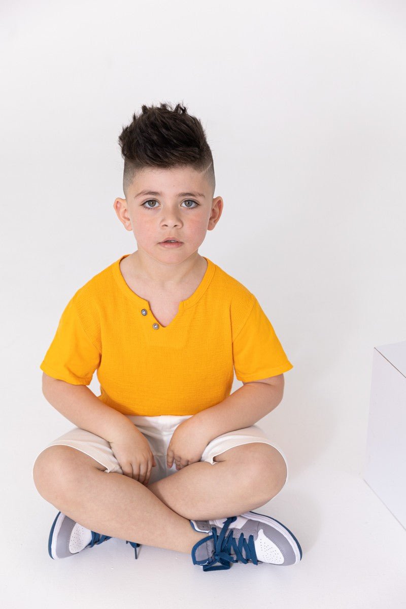 Enfant t-shirt effet lin - Frilivin