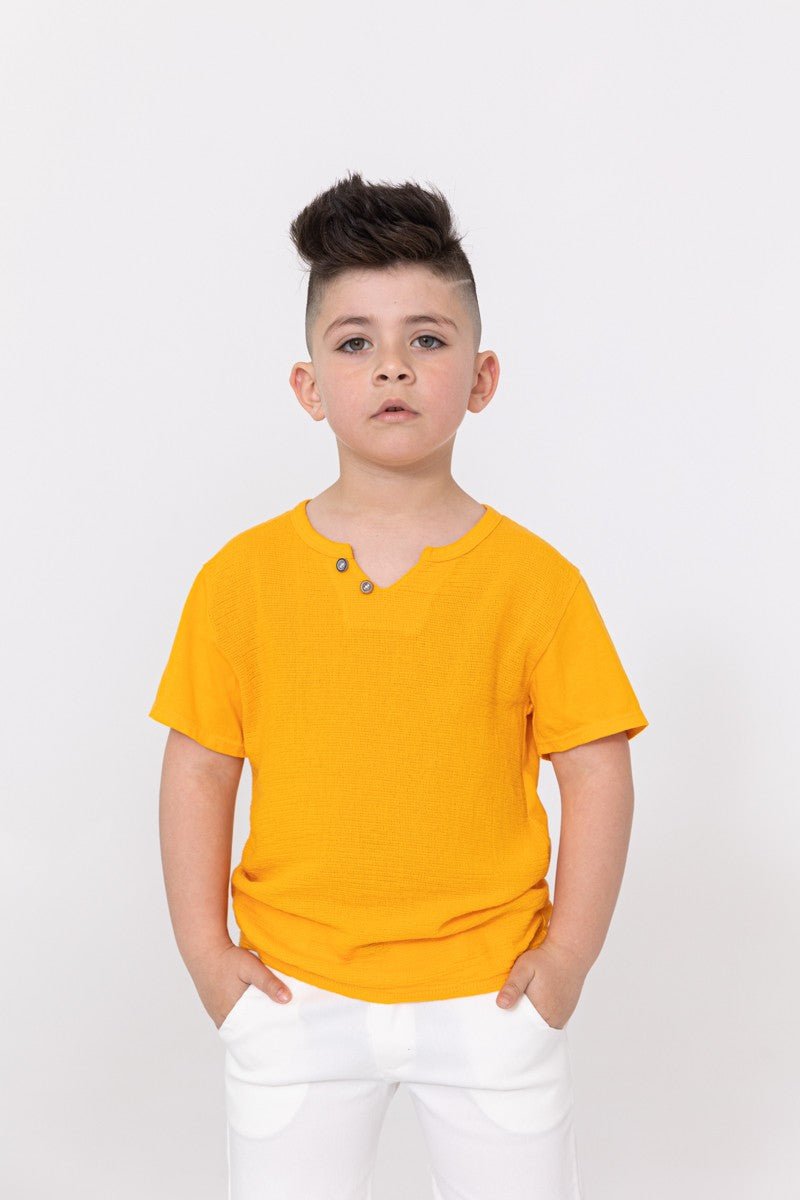 Enfant t-shirt effet lin - Frilivin