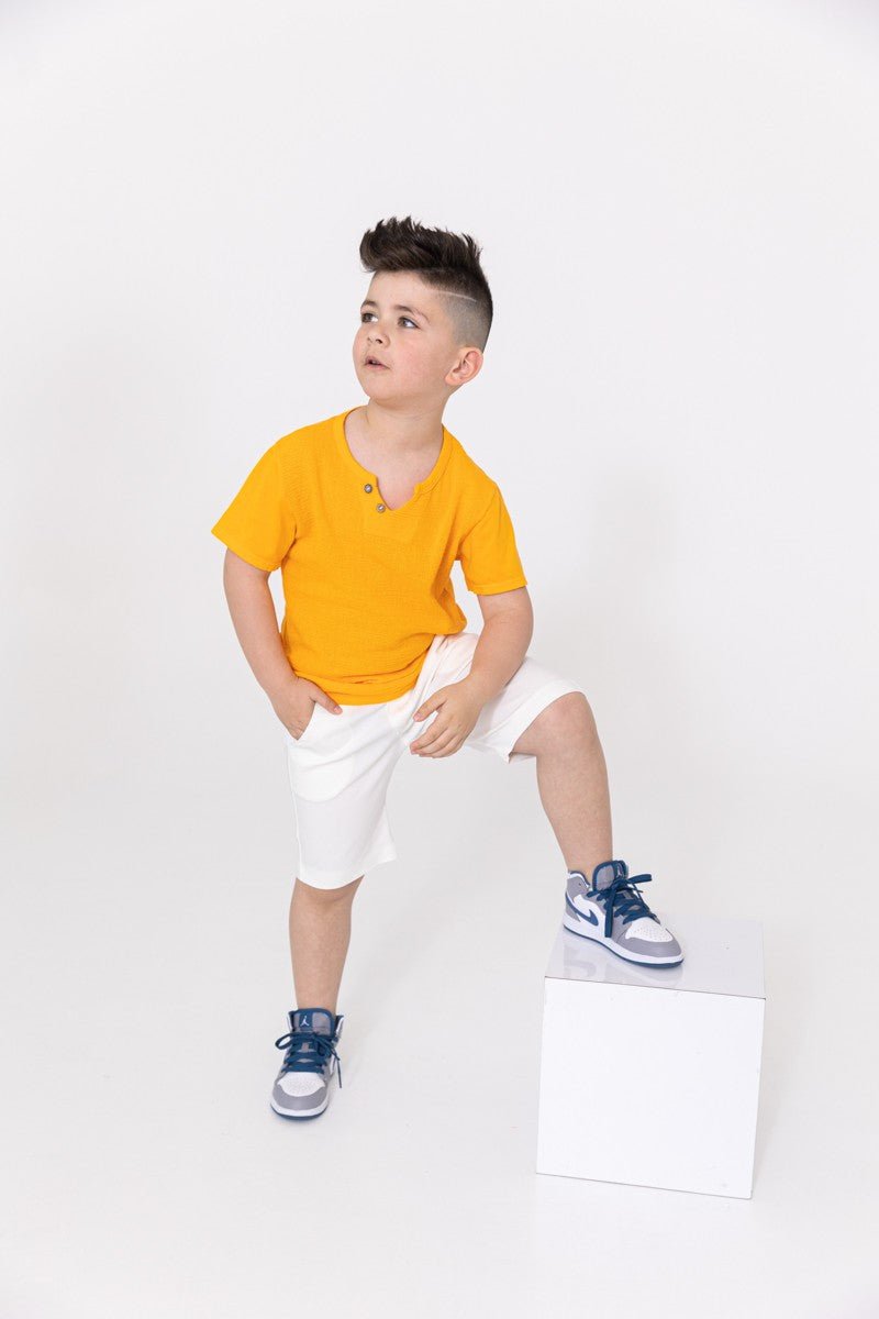 Enfant t-shirt effet lin - Frilivin