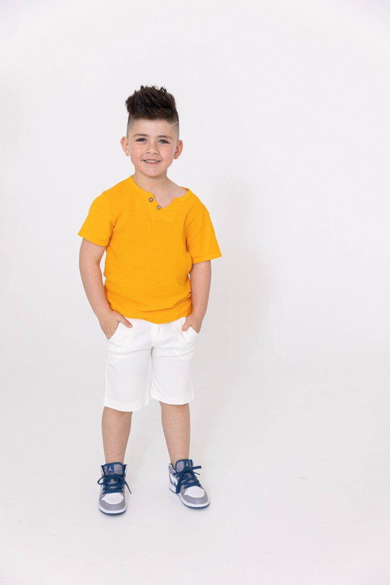 Enfant t-shirt effet lin - Frilivin