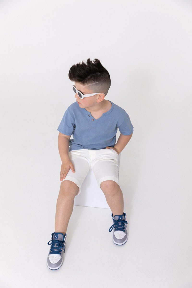 Enfant t-shirt effet lin - Frilivin