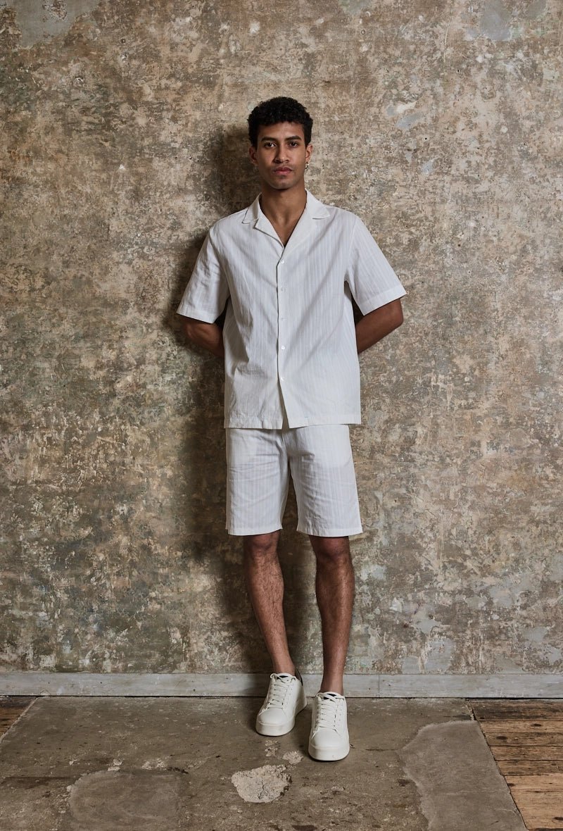 Chemise Homme 100%Coton sans Repassage à Rayure Manches Longues Chemise Homme 100%Coton sans Repassage à Rayure Manches Longues