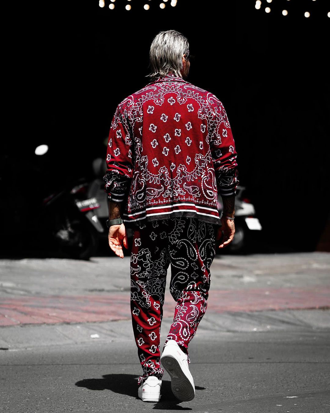 Ensemble bandana toile veste pantalon - Frilivin