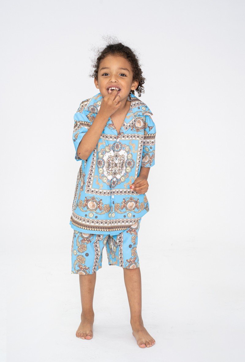 Ensemble enfant chemise et short - Frilivin