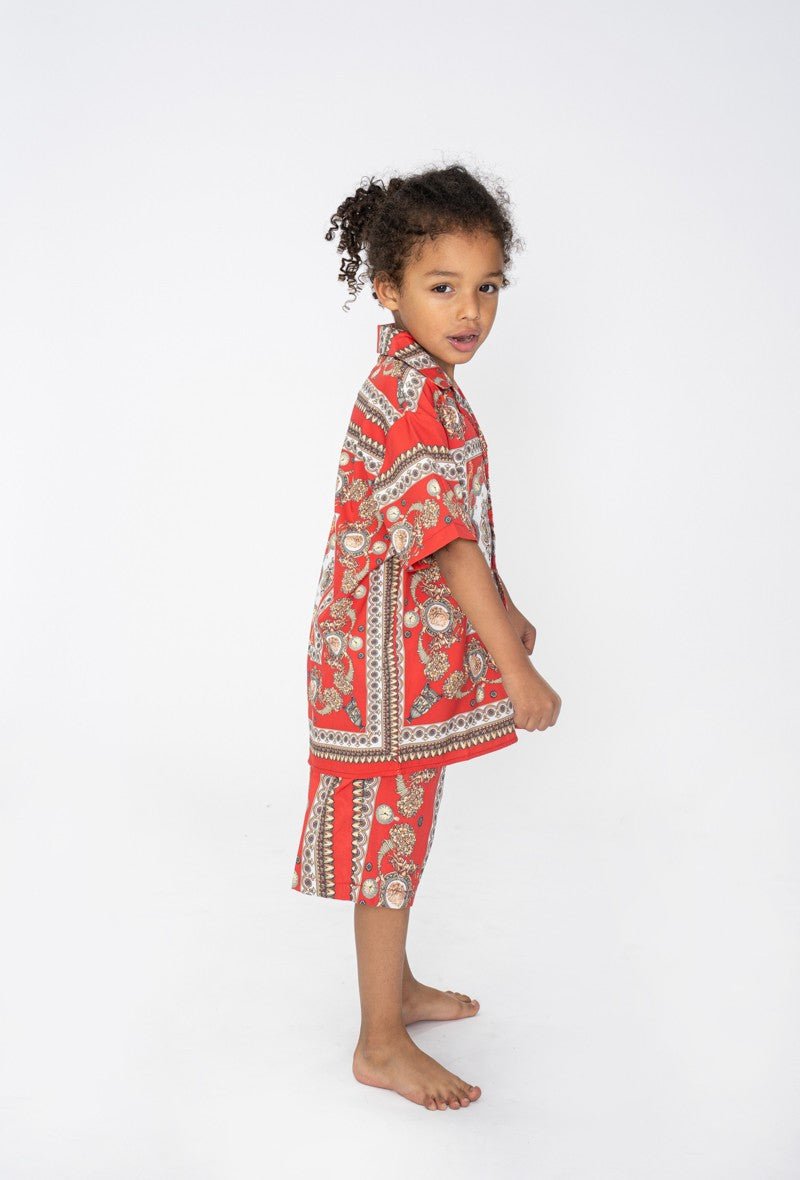 Ensemble enfant chemise et short - Frilivin