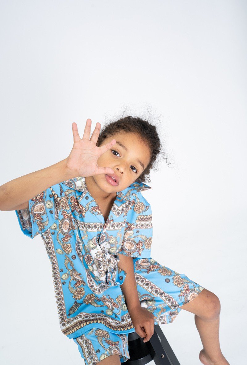 Ensemble enfant chemise et short - Frilivin