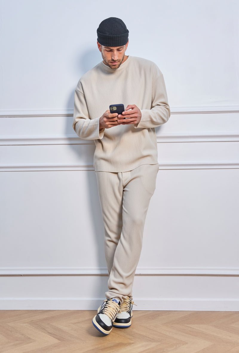 Ensemble pantalon pull uni - Frilivin
