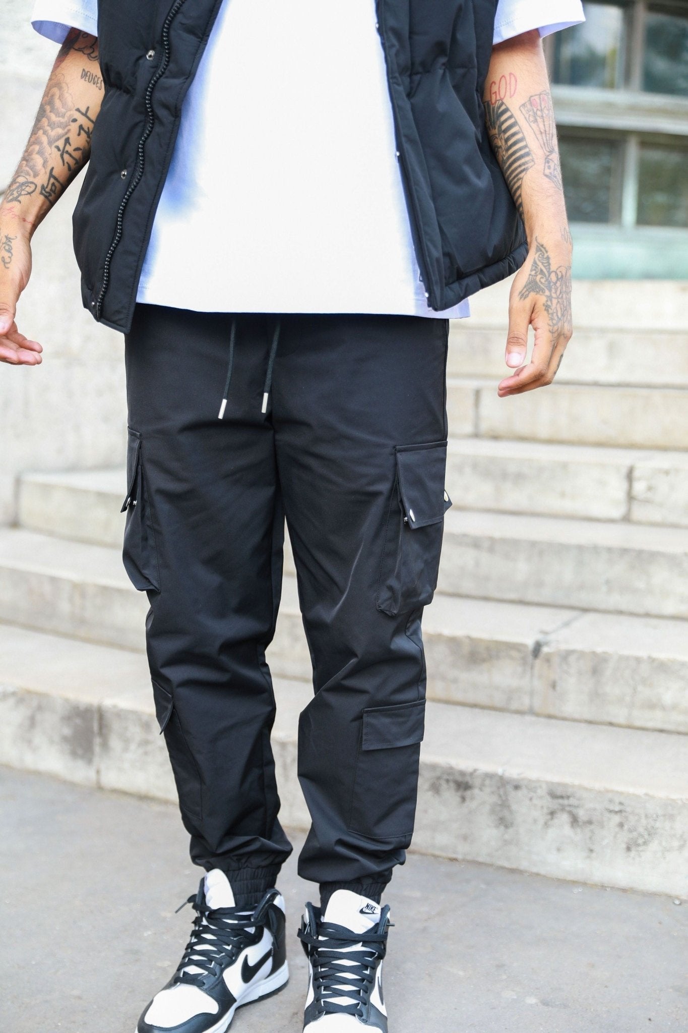 Utility cargo joggers