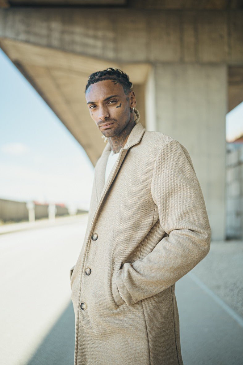 Manteau droit habille