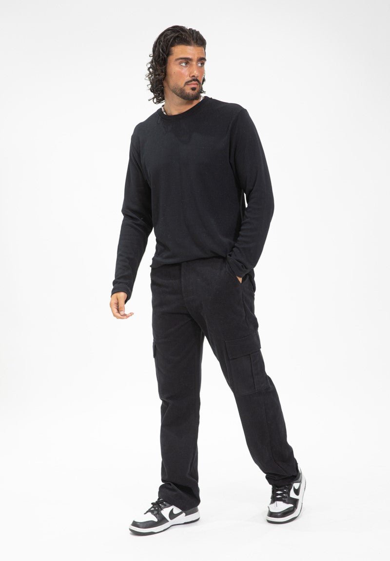 Pantalon cargo toile - Frilivin