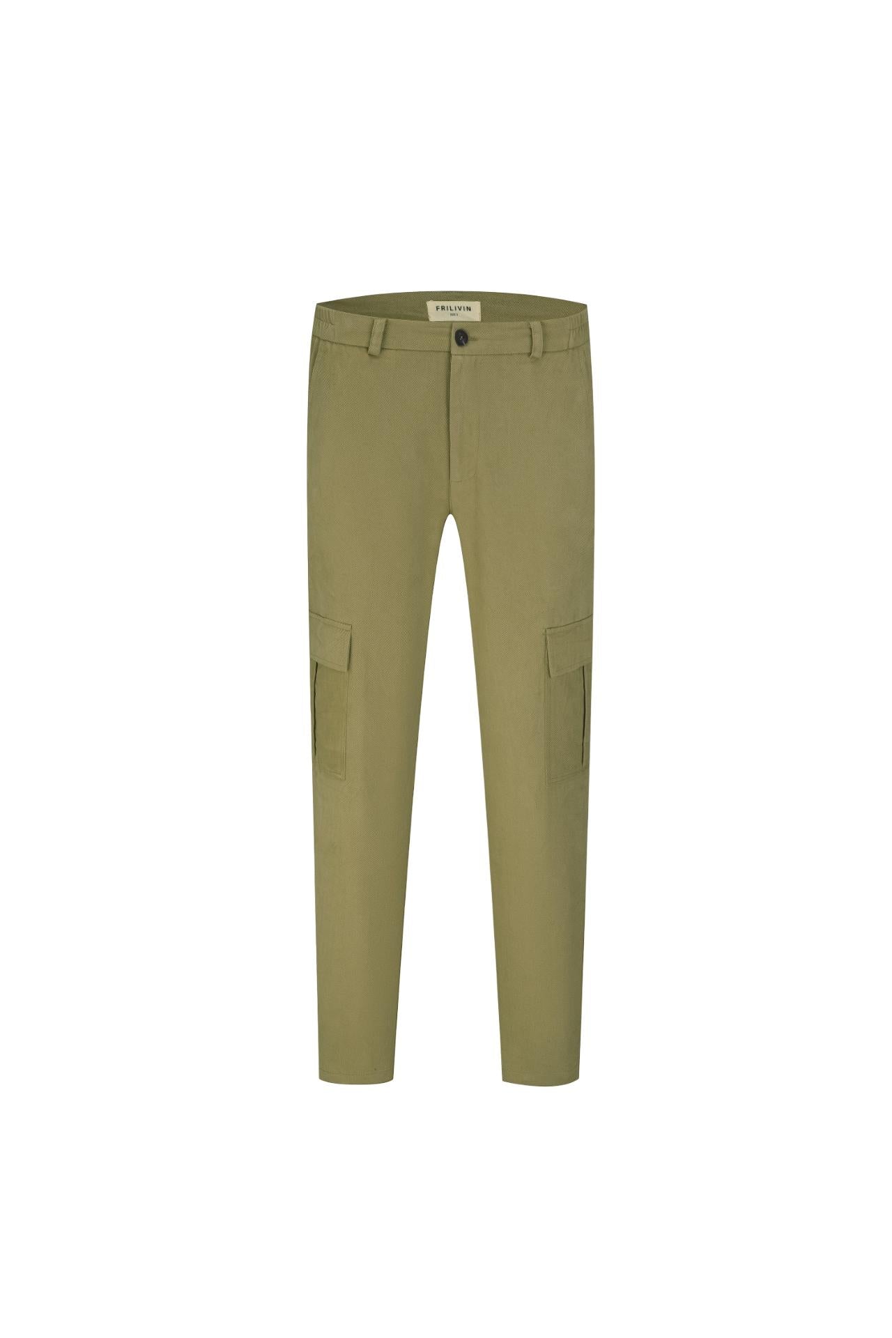 Pantalon cargo toile - Frilivin