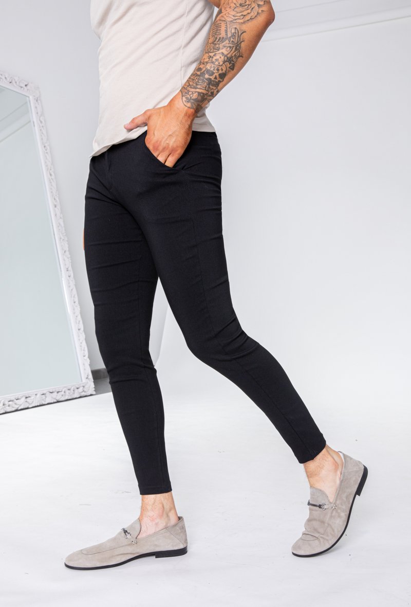 Pantalon chino tendance uni - Frilivin