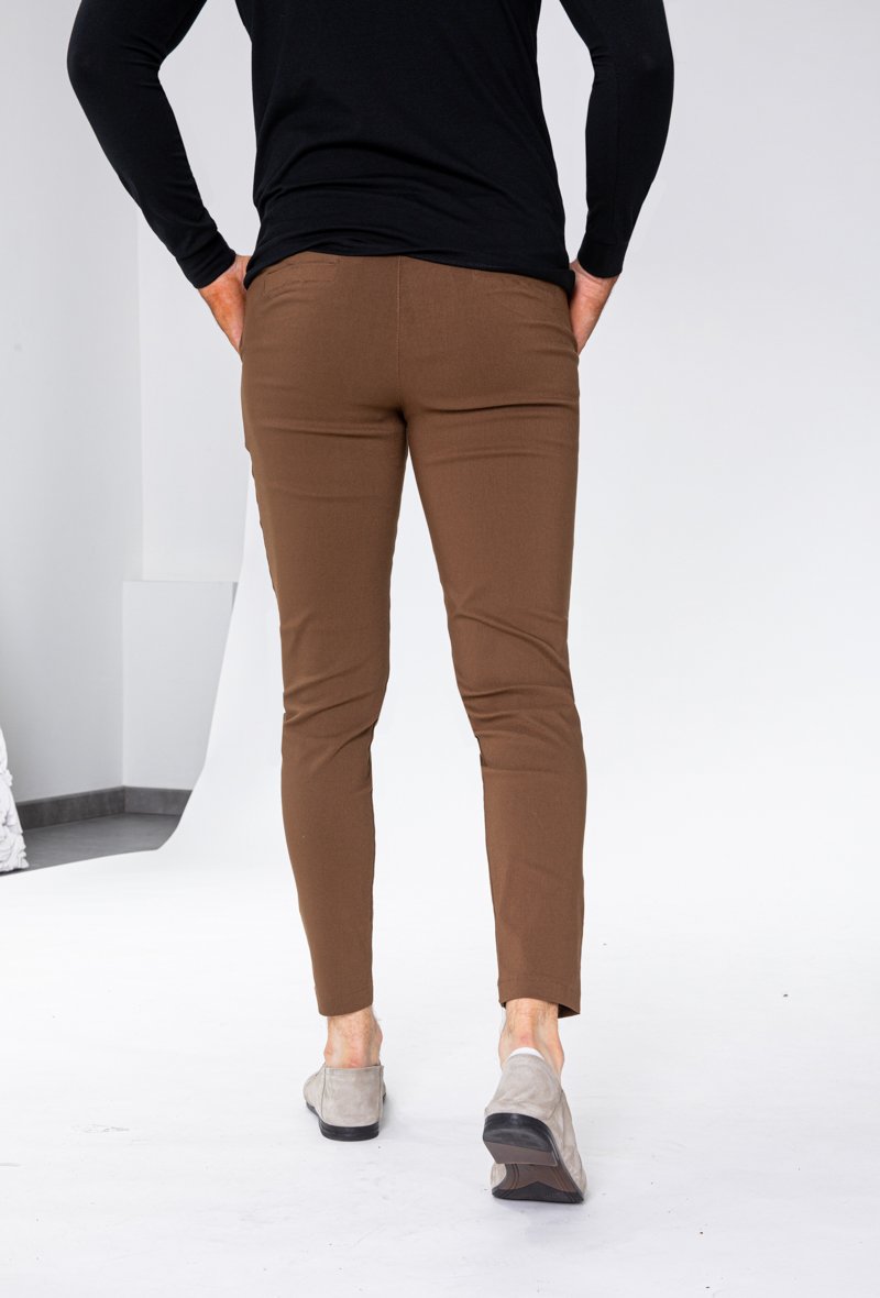 Pantalon chino tendance uni - Frilivin