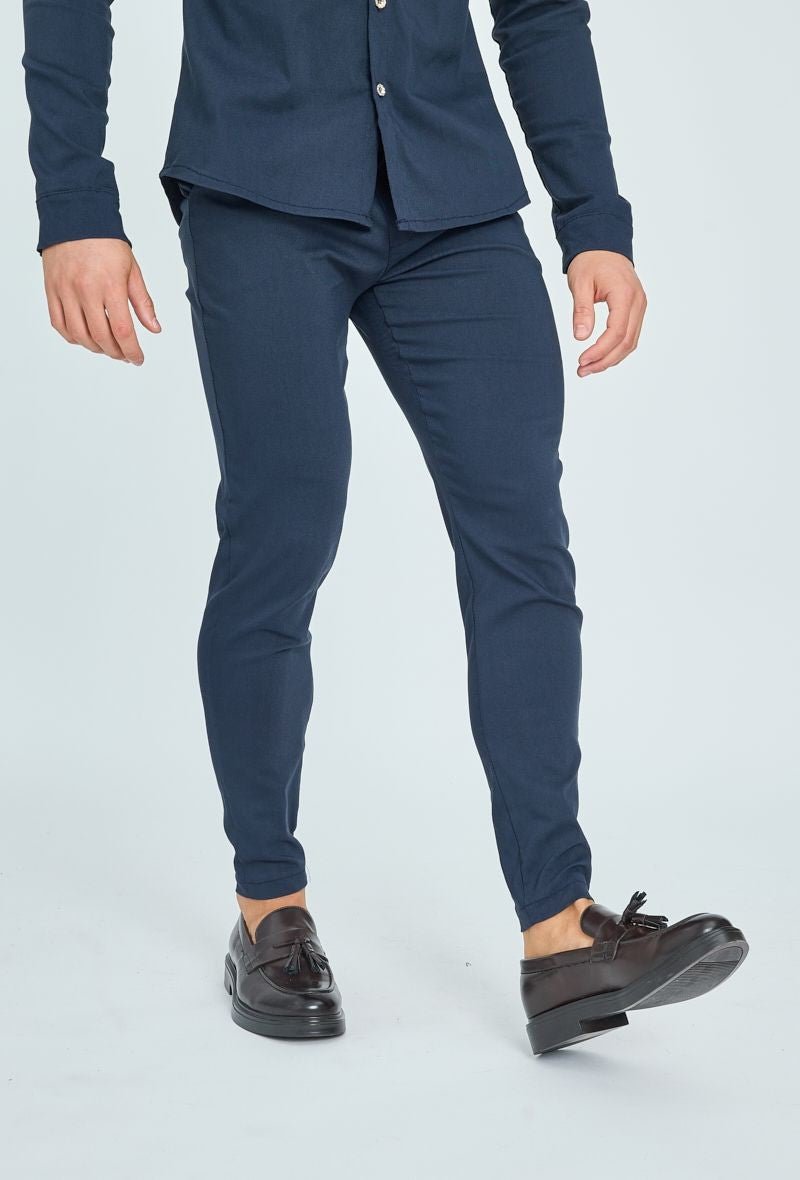 Pantalon chino tendance uni - Frilivin