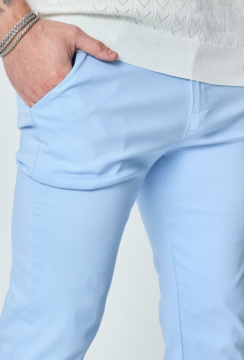 Pantalon chino tendance uni - Frilivin