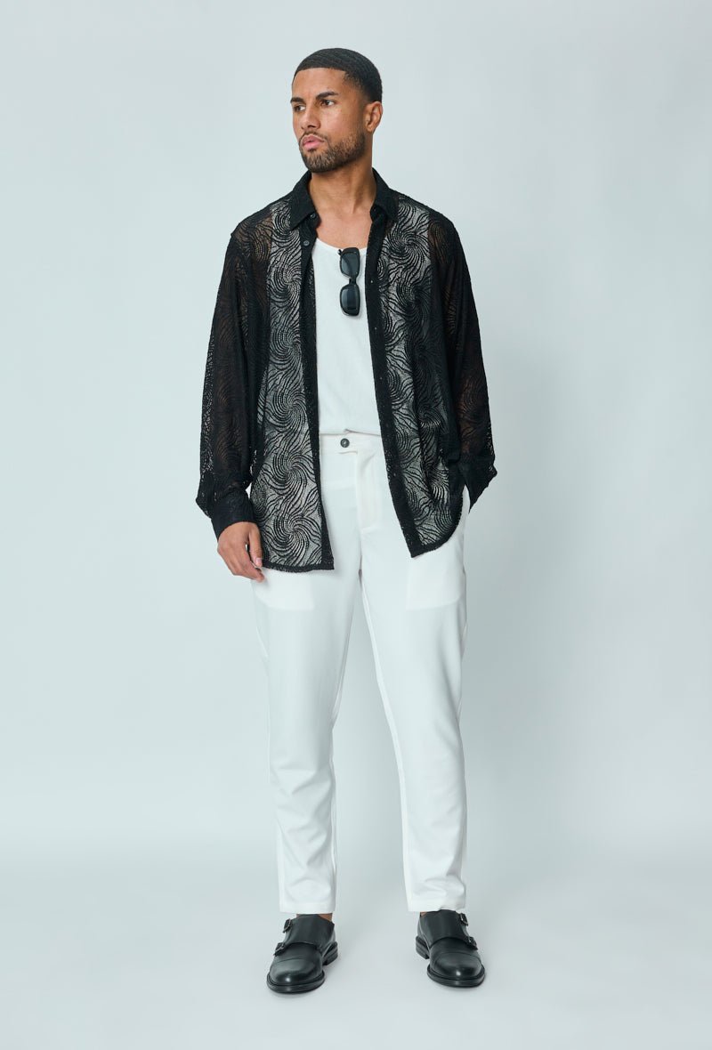 Pantalon classique uni - Frilivin