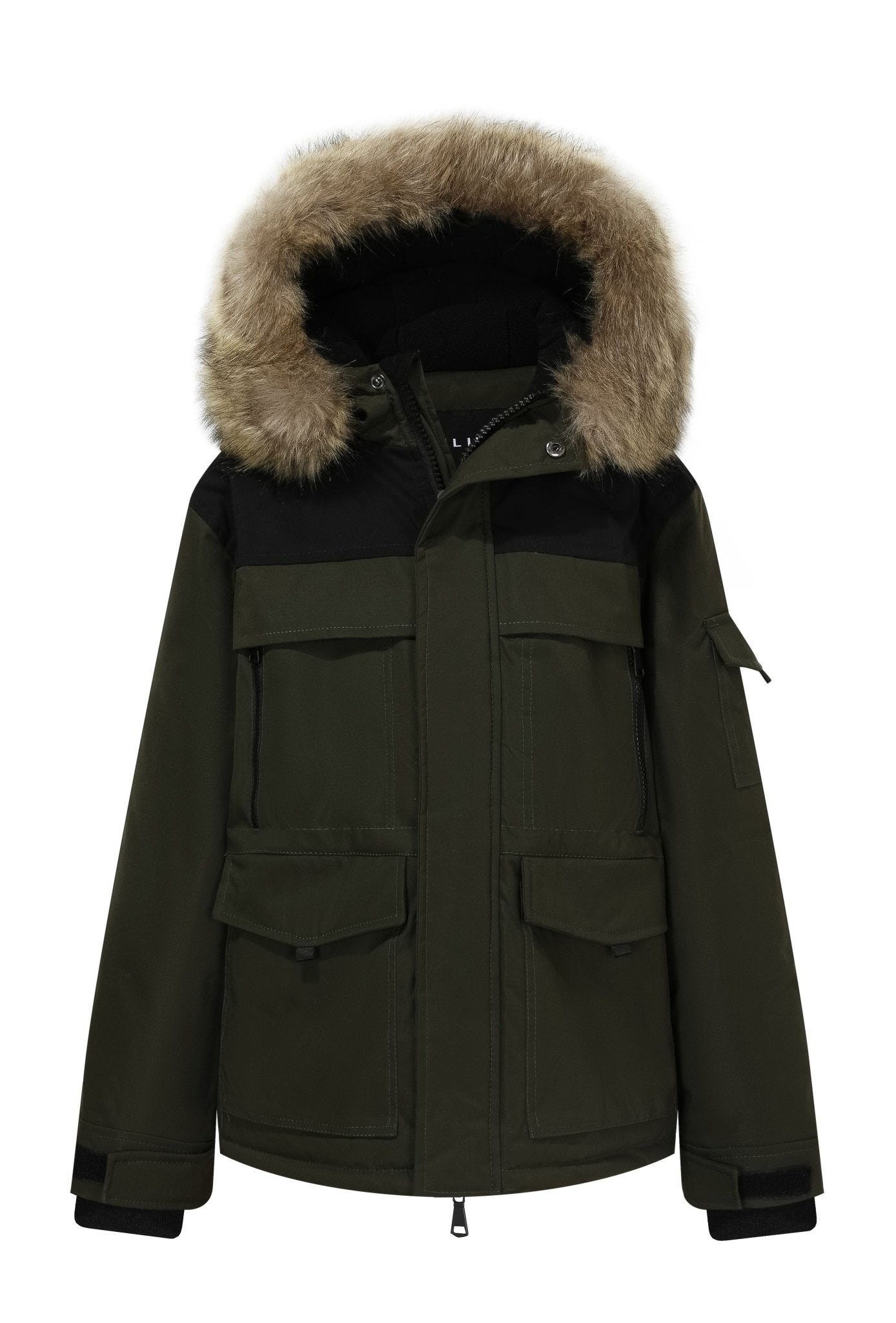 Doudoune enfant avec capuche à fourrure - Frilivin