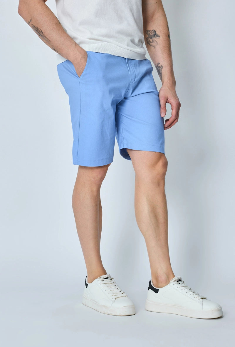 Plain chino shorts