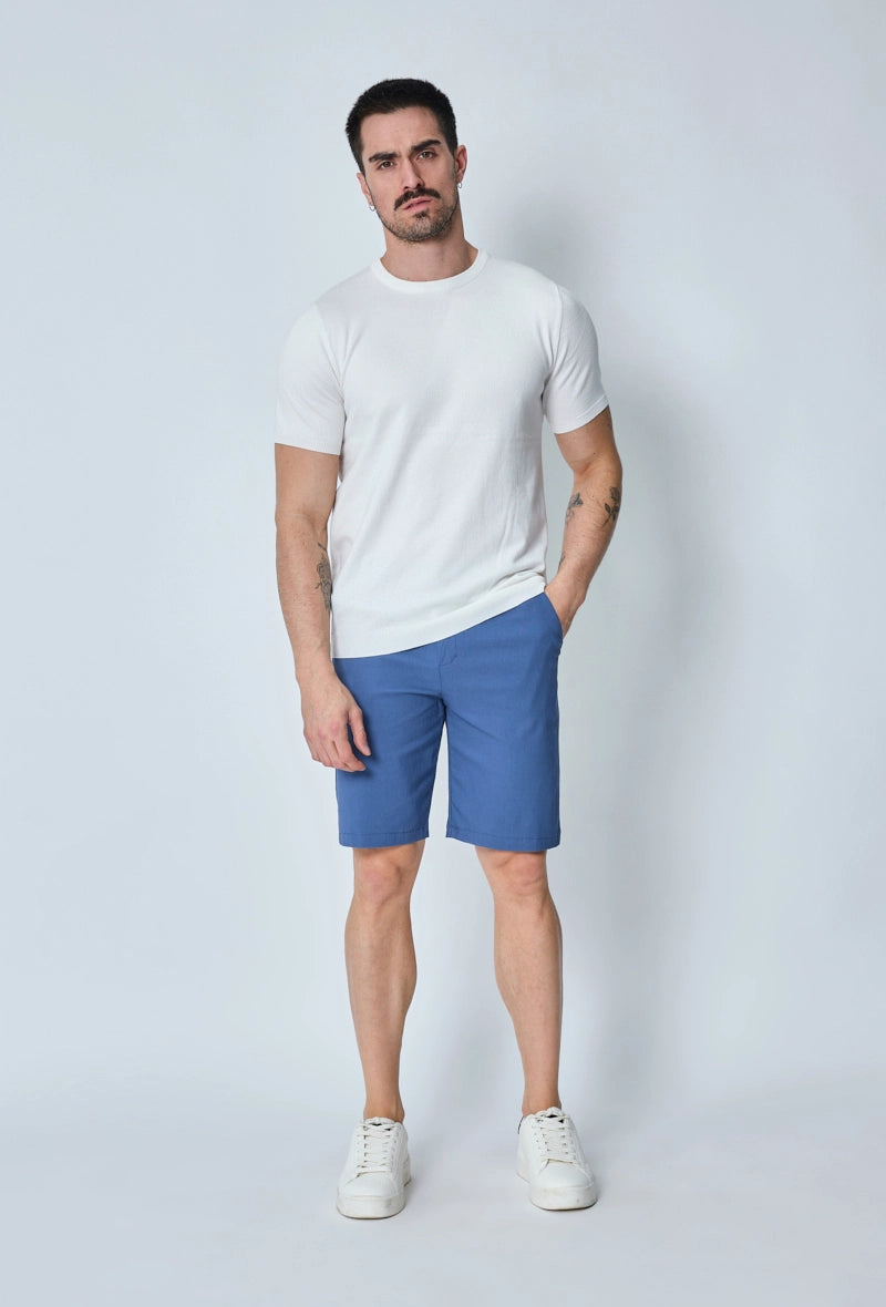 Plain chino shorts