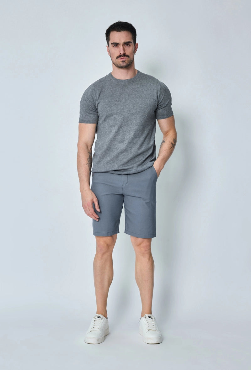 Plain chino shorts