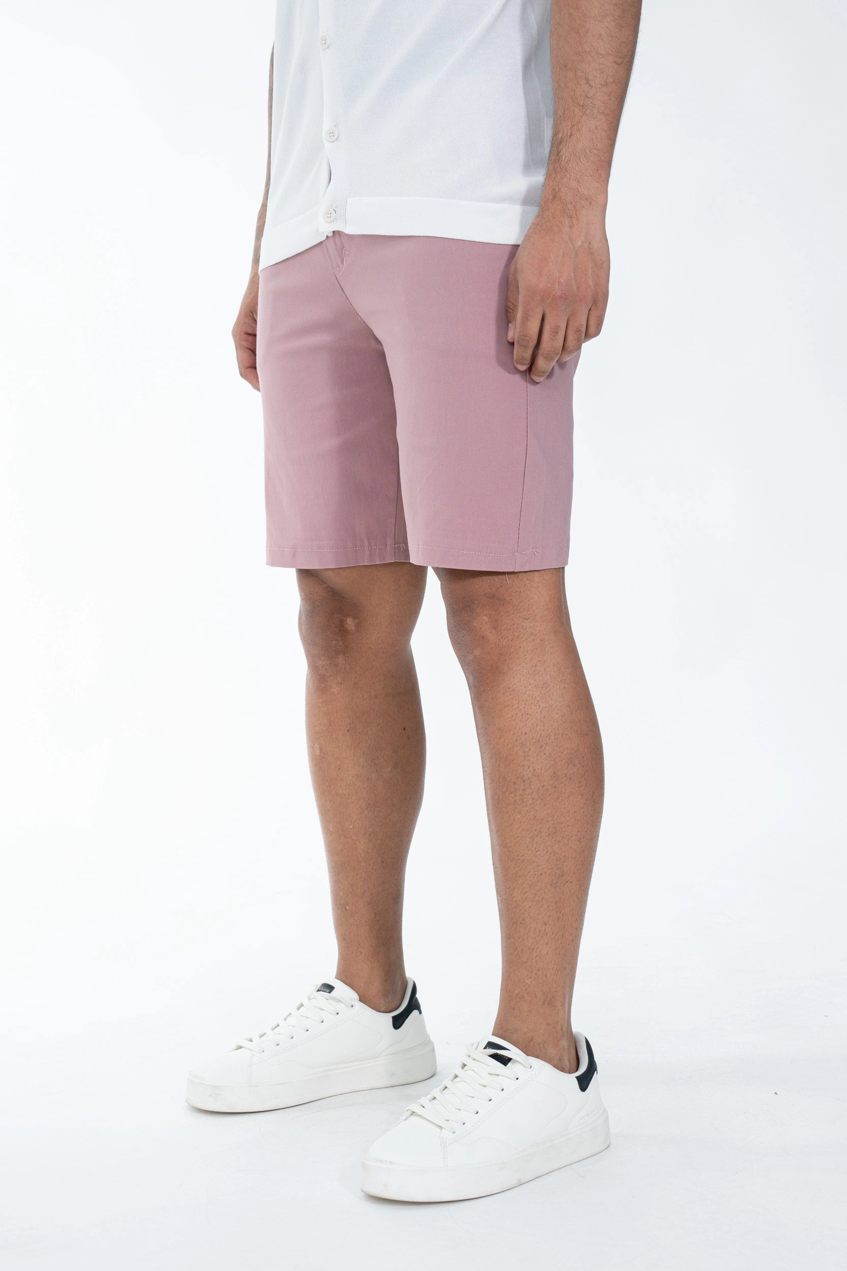 Plain chino shorts