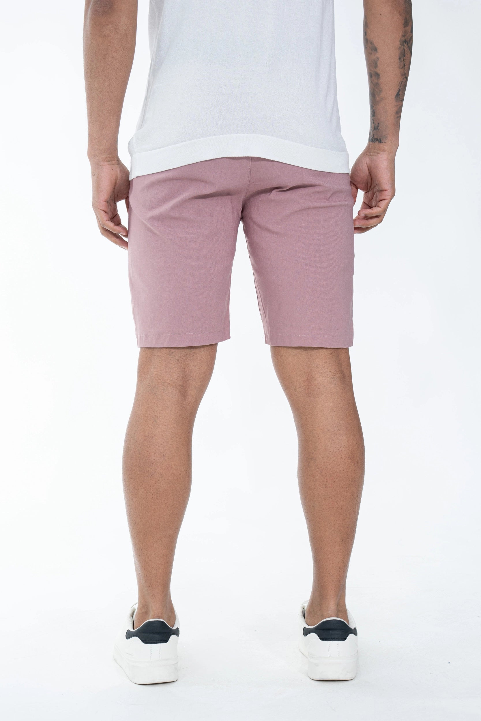 Plain chino shorts