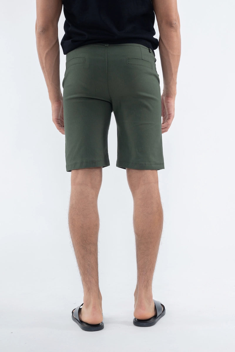 Plain chino shorts