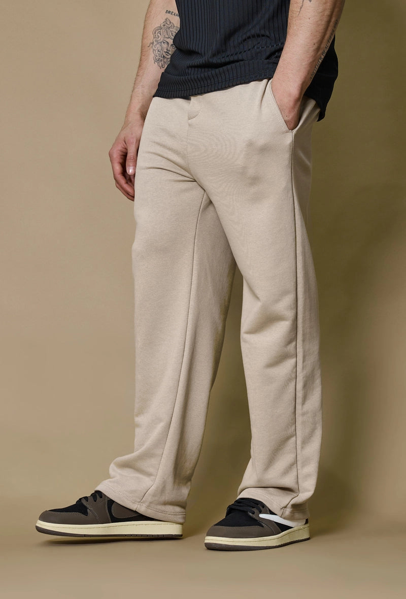 Pantalon jogging uni ample décontracté et confortable