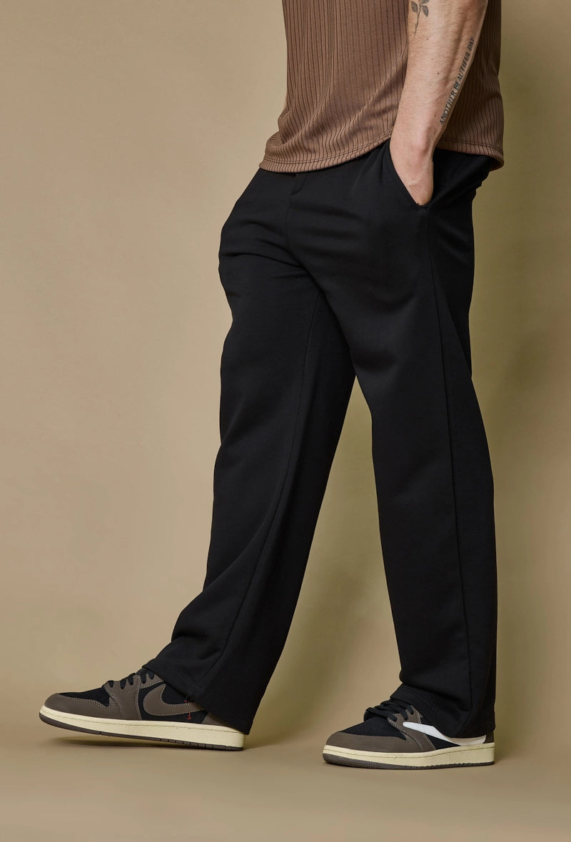 Pantalon jogging uni ample décontracté et confortable