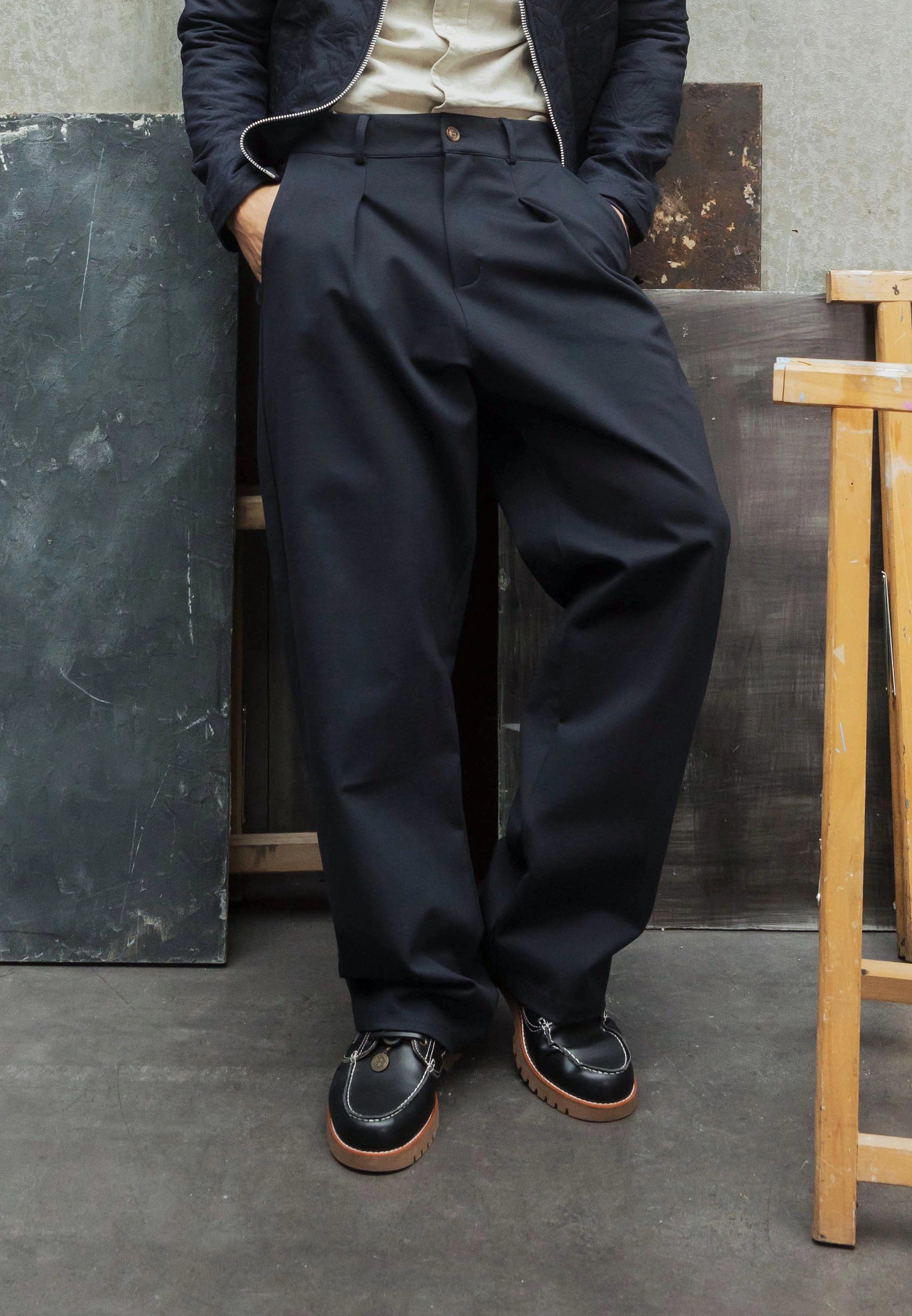 Pantalon ample élégant