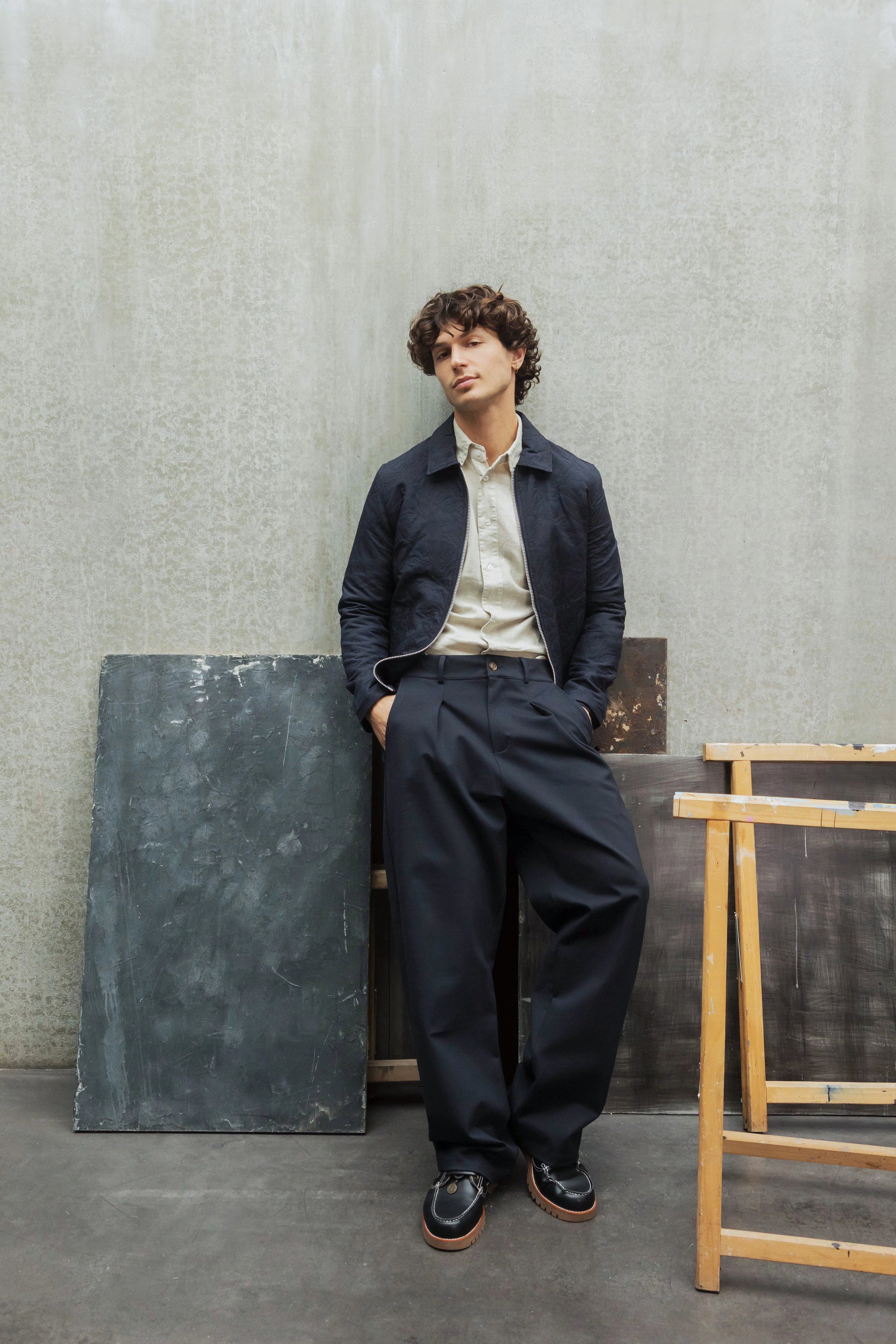 Pantalon ample élégant