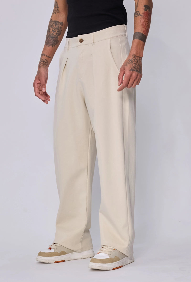Pantalon large à pinces