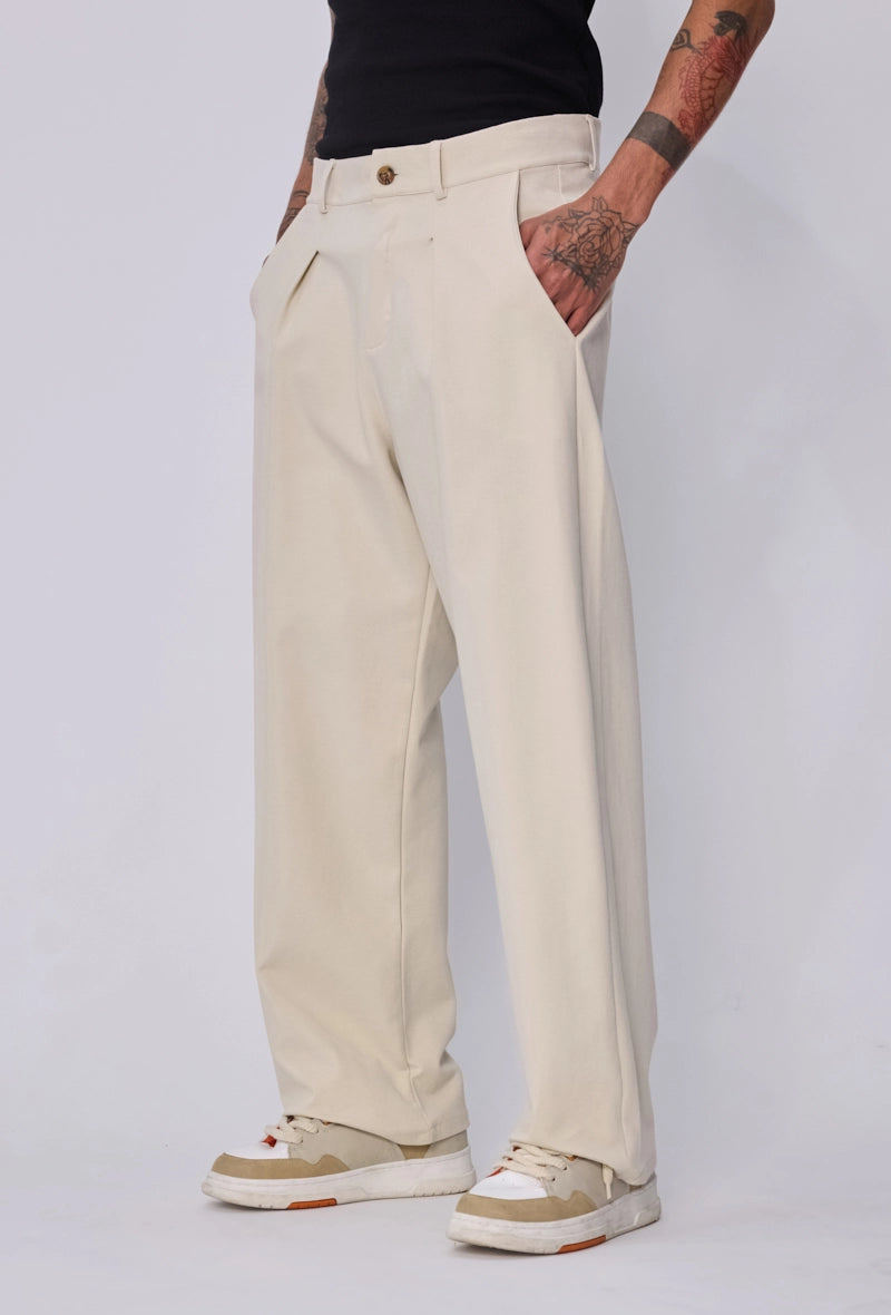 Pantalon large à pinces