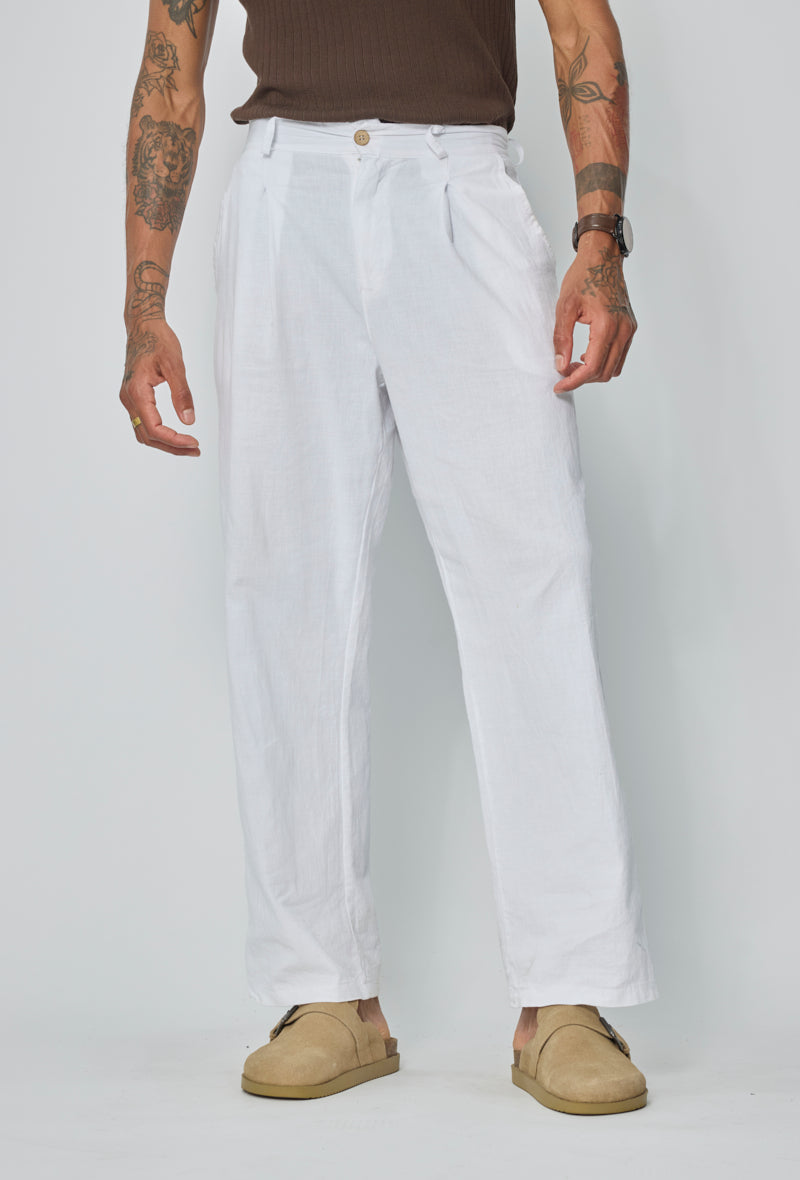 Pantalon fluide à pinces
