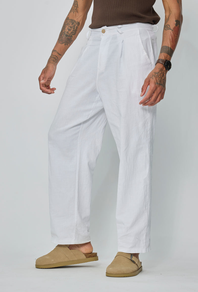 Pantalon fluide à pinces