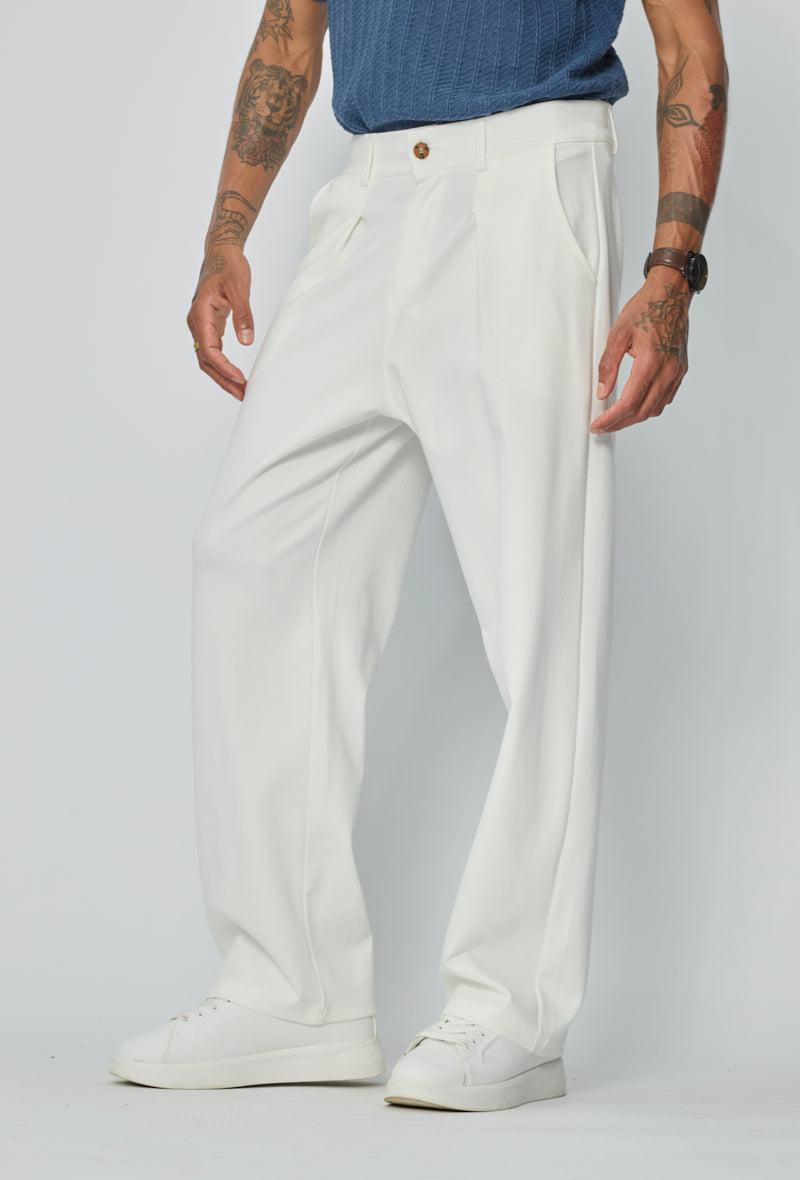 Pantalon fluide à pinces