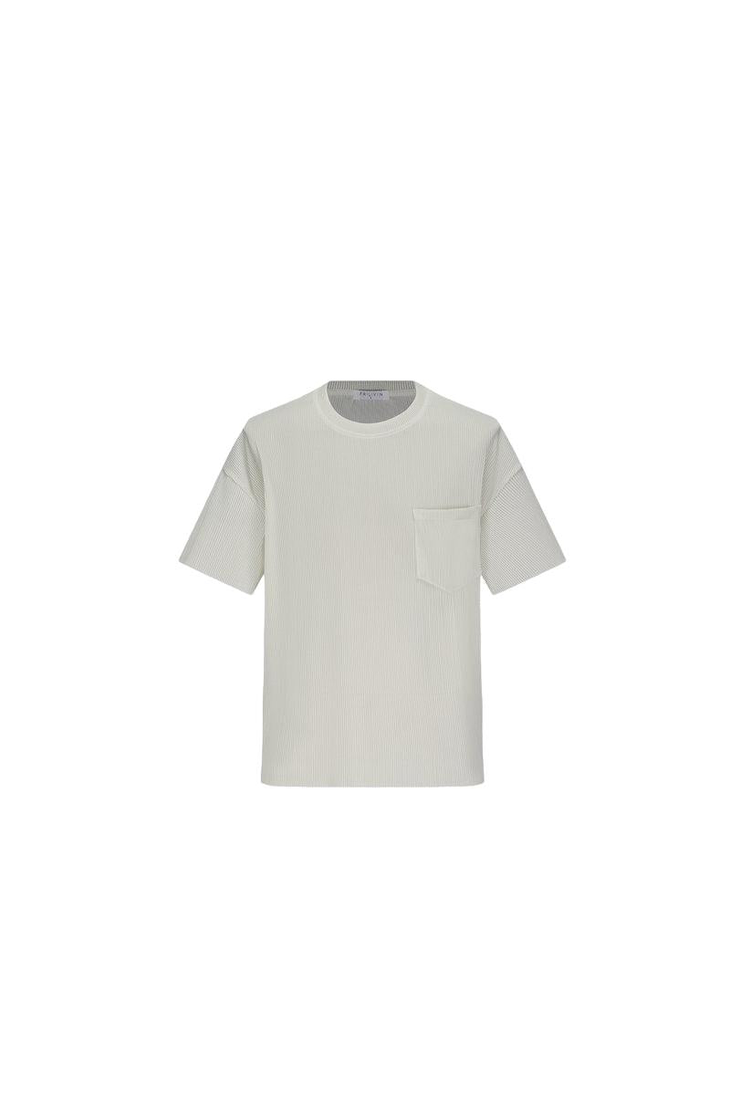 T-shirt oversize plissé - Frilivin