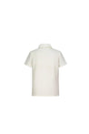 T-shirt polo damier relief - Frilivin