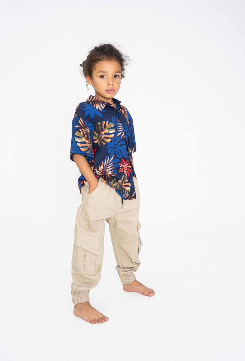 Pantalon enfant cargo jogger - Frilivin