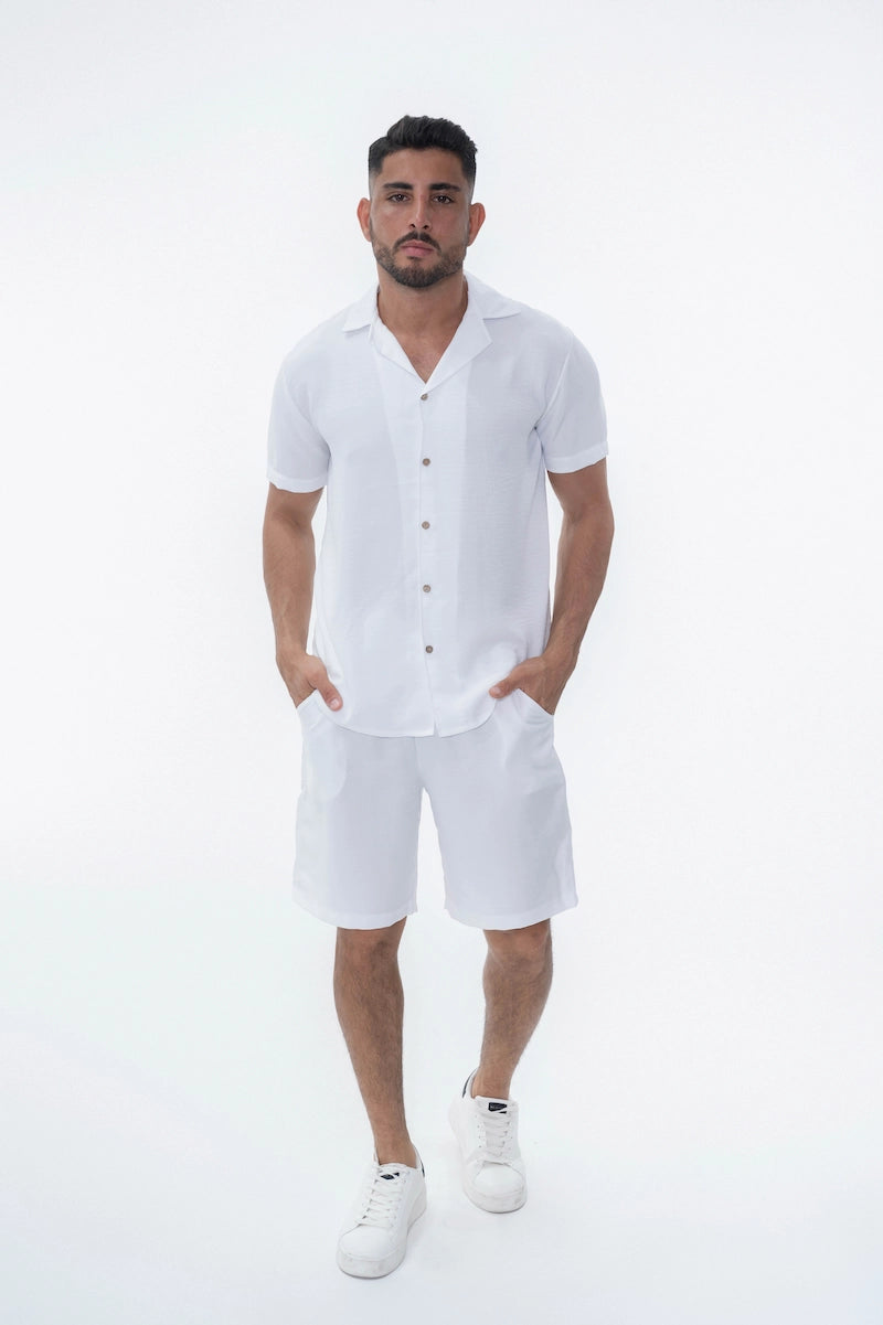 Ensemble uni chemise short