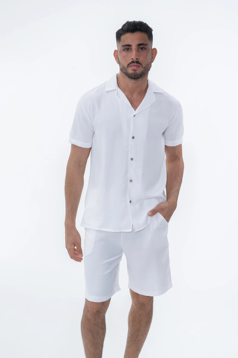 Ensemble uni chemise short