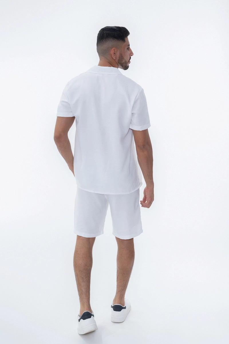 Ensemble uni chemise short