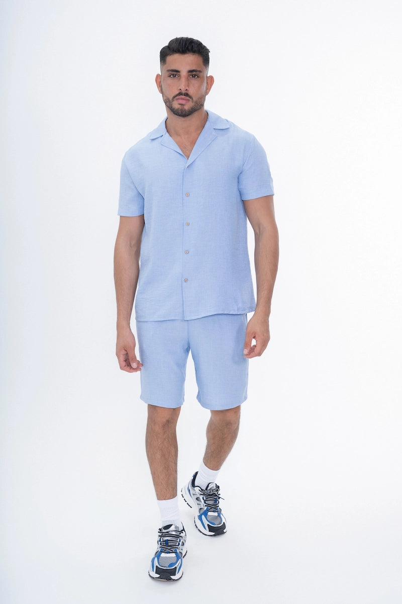 Ensemble uni chemise short