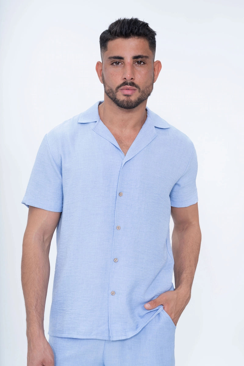 Ensemble uni chemise short